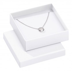 Jewellery boxes for pendants/earrings/rings, white 
