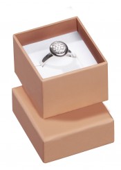 Jewellery boxes for rings/wedding rings/ear studs, nude 