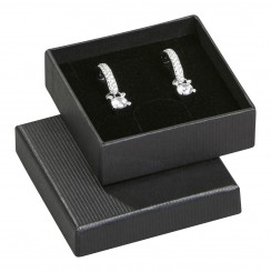 Jewellery boxes for pendants/earrings, black/black 