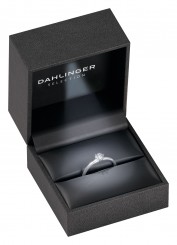 Ring boxes with slot and LED, with CE certification, black/black 