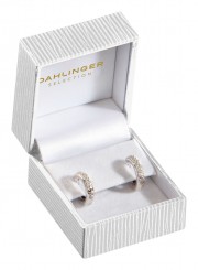Jewellery boxes for earrings/ear studs/pendants, white/white 