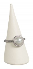 Support bague, cône, N.6071 beige 