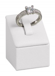 Ringständer, eckig, klein, N.0008 weiß 