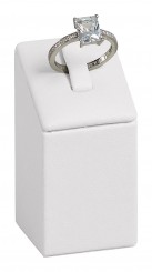 Ringständer, eckig, mittel, N.0008 weiß 