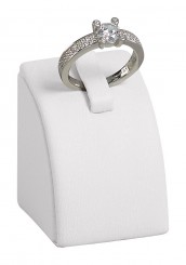 Ringständer, gebogen, klein, N.0008 weiß 