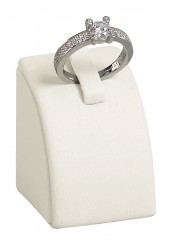 Support bague, courbes, petit, N.6071 beige 