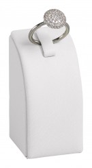 Ringständer, gebogen, mittel, N.0008 weiß 