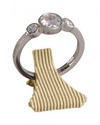 Ring/stacking rings stand, P.142 beige 