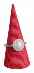 Support bague, cône, P.110 rouge 