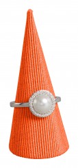 Ring/stacking rings stand, cone-shaped, P.118 orange 