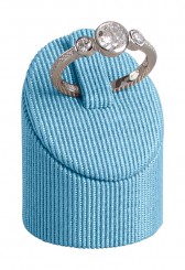Ring stand, round, small, P.152 blue 