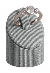 Support bague, rond, petit, P.150 gris argent 