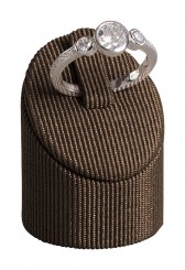 Ringständer, rund, klein, P.177 dunkelbraun 