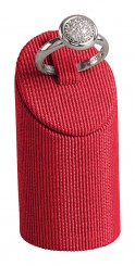 Support bague, rond, moyen, P.110 rouge 