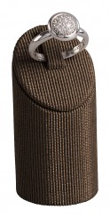 Ringständer, rund, mittel, P.177 dunkelbraun 