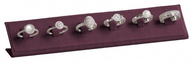 Ringständer für 6 Ringe, P.156 aubergine 