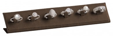 Ringständer für 6 Ringe, P.177 dunkelbraun 