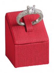 Support bague, rectangulaire, petit, P.110 rouge 