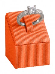 Ring stand, square, small, P.118 orange 