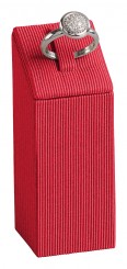 Support bague, rectangulaire, grand, P.110 rouge 
