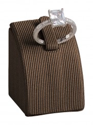 Ringständer, gebogen, klein, P.177 dunkelbraun 