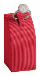 Support bague, courbes, moyen, P.110 rouge 