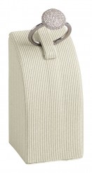 Ringständer, gebogen, mittel, P.103 creme 