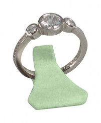 Support bague, M.094 vert clair 