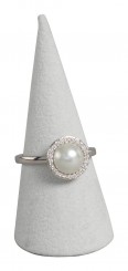 Support bague, cône, M.428 gris 