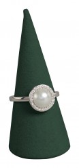 Support bague, cône, M.095 vert sapin 