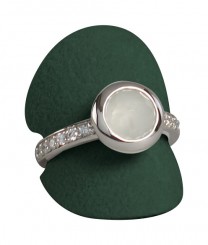 Pastille bague, M.095 vert sapin 