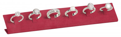 Ringständer für 6 Ringe, M.041 rot 