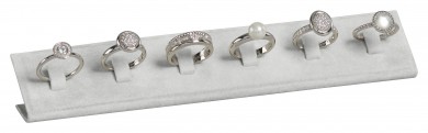 Support pour 6 bagues, M.428 gris 