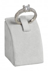 Support bague, courbes, petit, M.428 gris 