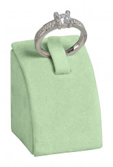 Support bague, courbes, petit, M.094 vert clair 