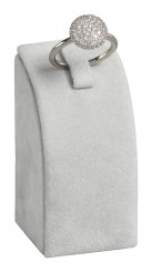 Support bague, courbes, moyen, M.428 gris 