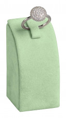 Support bague, courbes, moyen, M.094 vert clair 
