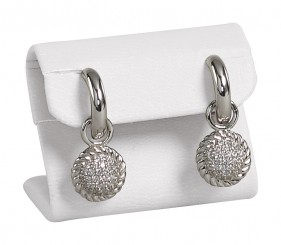Espositore orecchini, piccolo, N.0008 bianco 
