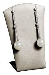 Support boucles d'oreilles, grand, N.666 bronze 