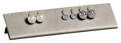 Support pour 6 paires de dormeuses, grand, N.666 bronze 