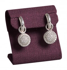 Earrings stand, medium, P.156 aubergine 