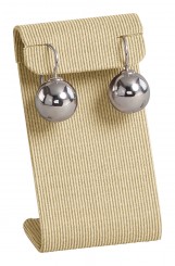 Expositor pendientes, grande, P.142 beige 