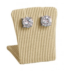 Expositor pendientes, pequeño, P.142 beige 