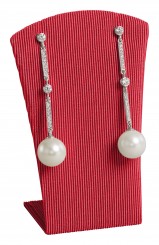 Expositor pendientes, grande, P.110 rojo 
