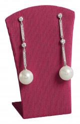 Espositore orecchini, grande, P.125 fucsia 