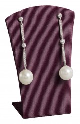 Earrings stand, large, P.156 aubergine 