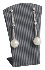 Support boucles d'oreilles, grand, P.149 anthracite 
