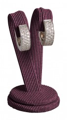 Earrings stand, small, P.156 aubergine 