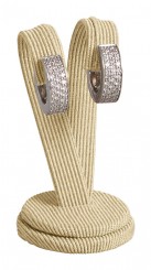 Expositor pendientes, pequeño, P.142 beige 