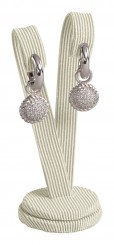 Expositor pendientes, mediano, P.103 crema 